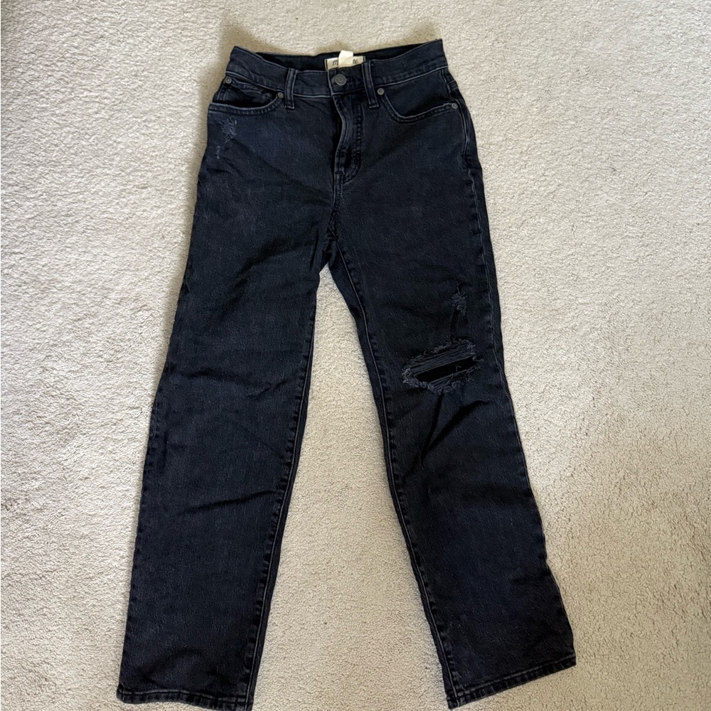 Black Madewell Perfect Vintage Jean